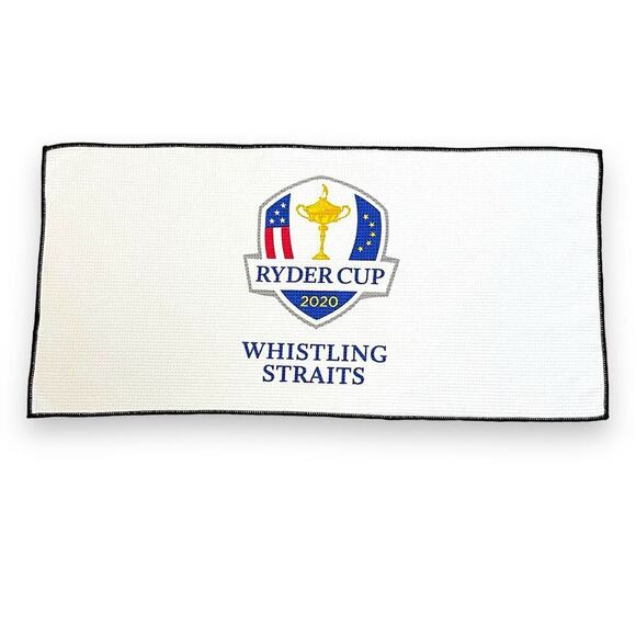Devant Ryder Cup 2020 Whistling Straights 31” x 15” Collectible Golf Towel - Picture 1 of 7